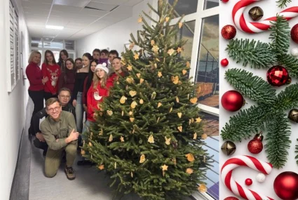 Piękna choinka od Lasów Państwowych i Zakładu Karnego Akcja 